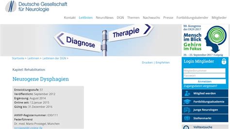 Links Und Leitlinien Dysphagie Dysphagie Schweiz Suisse