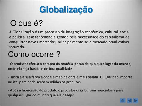 Explique O Que é Globalizaçao Br