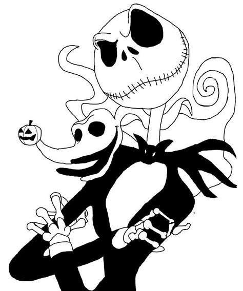 Nightmare Before Christmas Clipart Black And White Clipart World