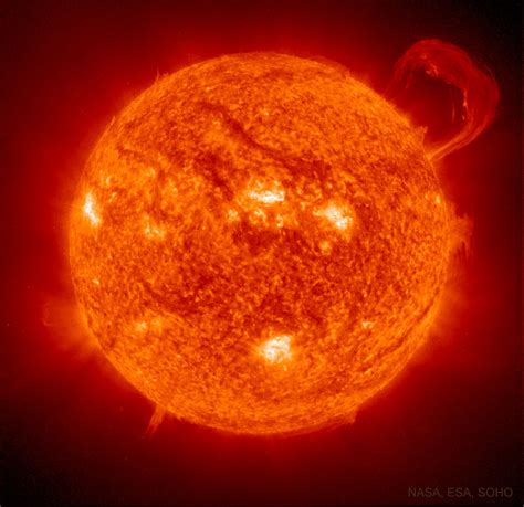 A Solar Prominence From Soho Astronomy Daily Picture For January 29