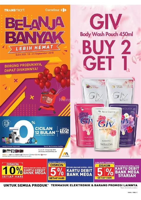 Dapatkan berbagai informasi dan promosi menarik selama promosi berlangsung. Yang Pada nungguinmacet !! Katalog Carrefour terbaru Edisi ...