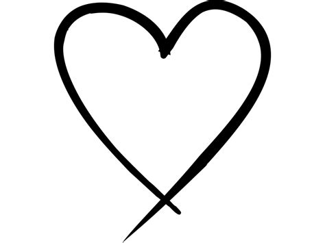Hand Drawn Heart Png Image Png Mart