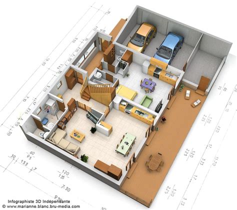 Un Dessiner Plan Maison 3d Limpression 3d