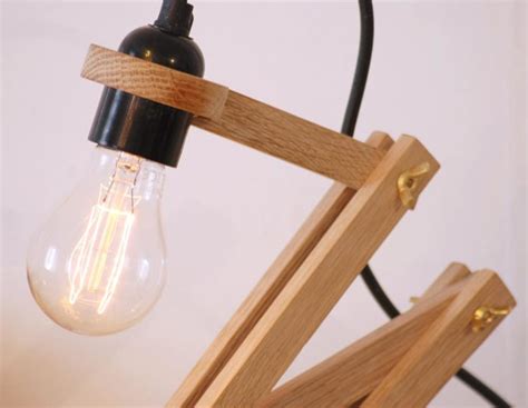 The most common wooden desk light material is wood. Wood Oak and Concrete Pliable Desk Lamp • iD Lights