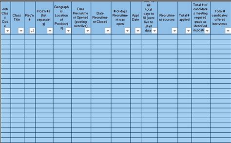 Download Candidate Tracking System Spreadsheet Template Excel Tmp