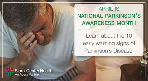 what are the early warning signs of parkinson disease