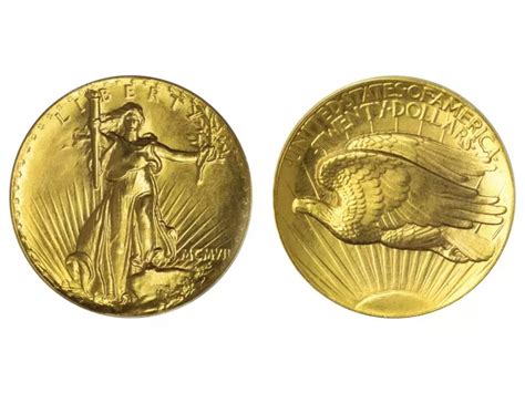1907 Saint Gaudens Ultra High Relief Double Eagle Lettered Edge