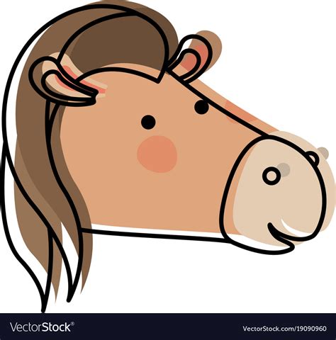 Cartoon Horse Face