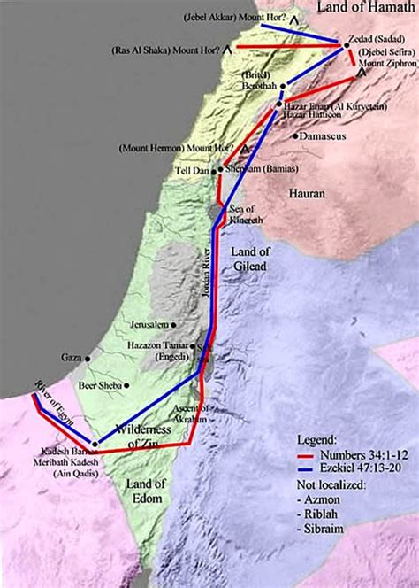 Map Of Kadesh In Israel