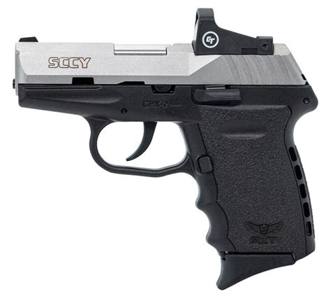 Sccy Cpx 2 Rd 9mm Black Stainless Crimson Trace Red Dot 10