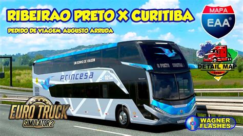 ETS2 MOD BUS VIAGEM DE RIBEIRÃO PRETO A CURITIBA PRINCESA MARCOPOLO