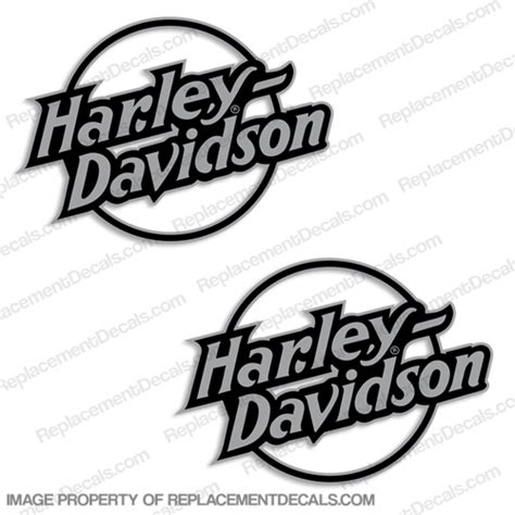 Harley Davidson Checkered Gas Tank Decals Set Of 2 Automotive Money