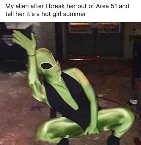 Download Area 51 Alien Girl Meme Png And  Base