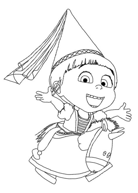 Desenhos De Gru E Agnes Para Colorir Pintar E Imprimir ColorirOnline Com