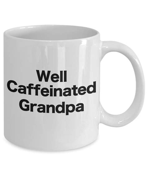 Grandpa Mug White Coffee Cup Funny T Best Foxy Great Granddad Papa