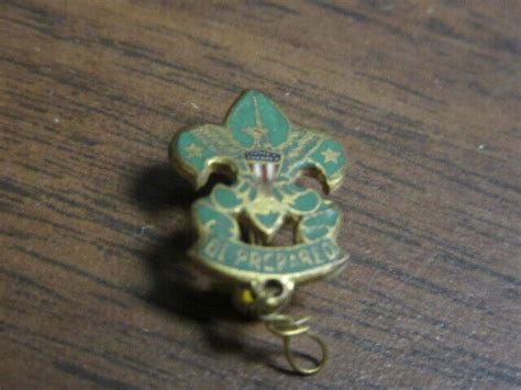 Early Boy Scout Leader Lapel Pin C56 Ebay