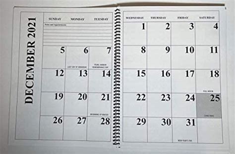 Large Print Monthly Planner 2021 2022 13 Month Planner To Help Stay