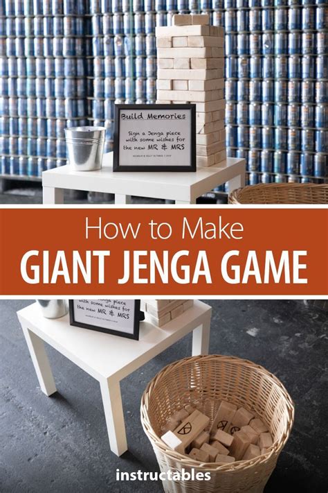 Make A Giant Jenga Game Lokiwee