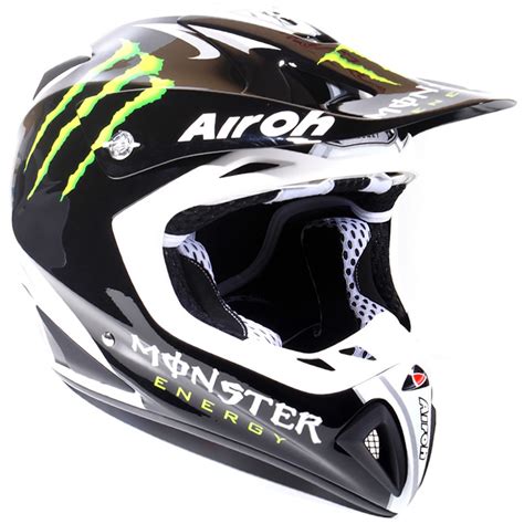 While all auto racing helmets perform the same basic function of protecting your noggin in the event of a crash, today's helmet market boasts brain buckets built for specific types of driving/racing. AIROH STELT MONSTER ENERGY 2010 MOTOCROSS HELMET S | eBay