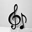 Set Of Musical Notes By Altered Chic  Notonthehighstreetcom