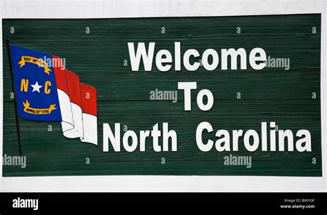 North Carolina Welcome Sign Hi Res Stock Photography And Images Alamy