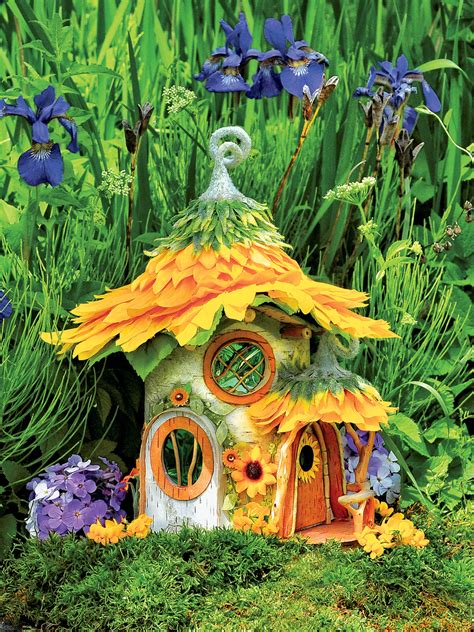 Fairyhouse Sunflower Cottage Perfect Piece Count Fairy Garden Diy