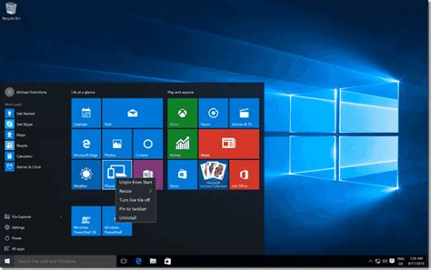 Windows 10 Simple Layout