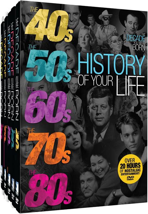 DVDLEGION.COM: History of Your Life - The Decades ...