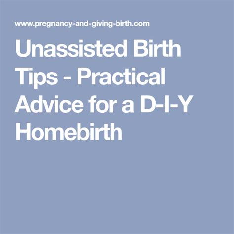 Unassisted Birth Tips Practical Advice For A D I Y Homebirth With