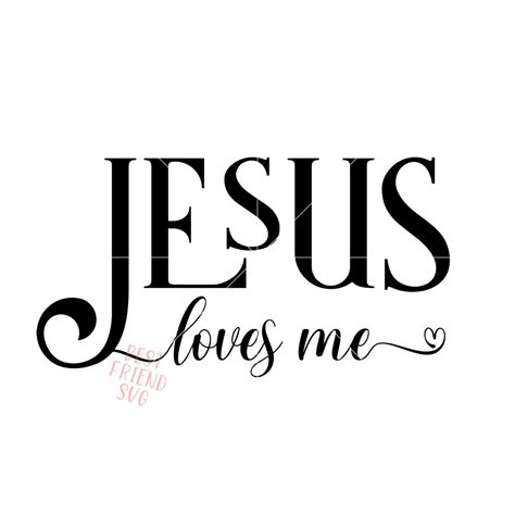 Jesus Loves Me Svg Christian Shirts Svg Religious Svg Etsy México