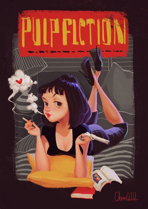 Pin By Elena Shakhina On Ilustración Pulp Fiction Art Pulp Fiction Cartoon Posters