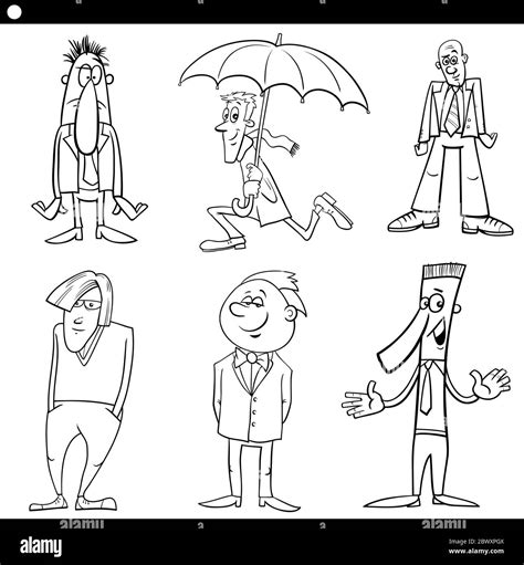 Cartoon Characters Black And White Stock Photos And Images Alamy