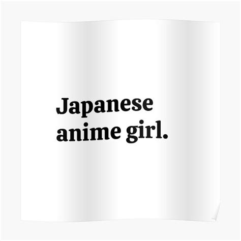 Japanese Anime Girl Poster For Sale By Dipugiri007 Redbubble