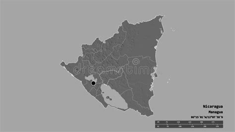 Mapa De Ubicación Del Departamento De Boaco Ilustración del Vector Ilustración de frontera