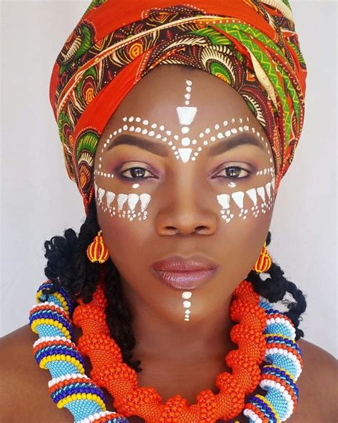 African Tribal Makeup