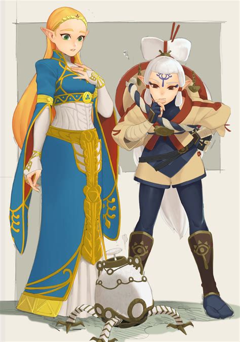 princess zelda, impa, and terrako (the legend of zelda and 2 more