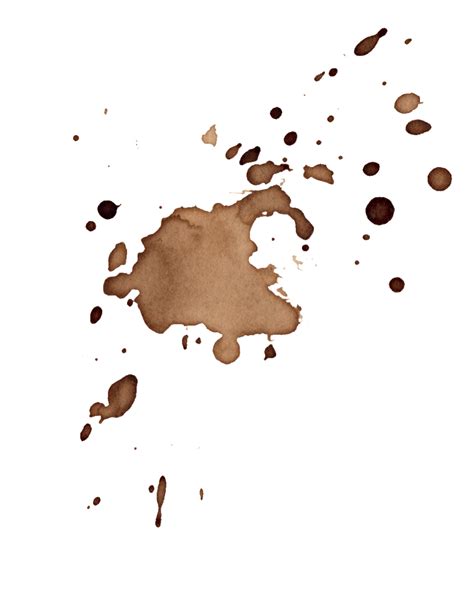 16 Coffee Stains Splatter Png Transparent Vol 2