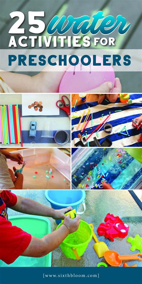25 Water Activities For Preschoolers Preschool Activities Water