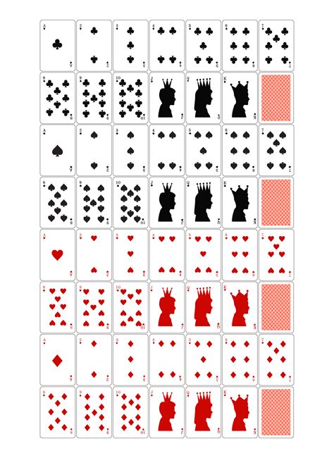 14 Best Deck Of Playing Cards Printable Pdf For Free At Printablee