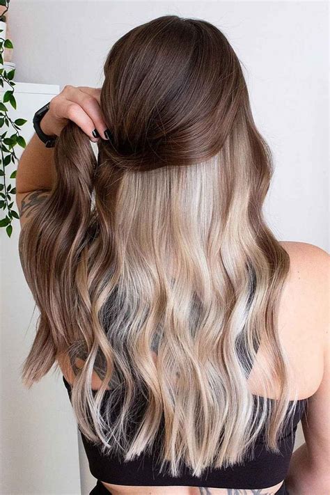 these are the top 50 hair color ideas for winter 2023 hair color underneath blonde underneath