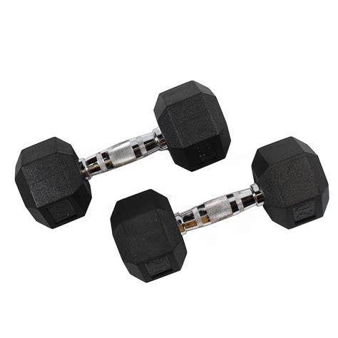 Fitness Republic Hex Dumbbells 20 Lbs Set Hand Weights