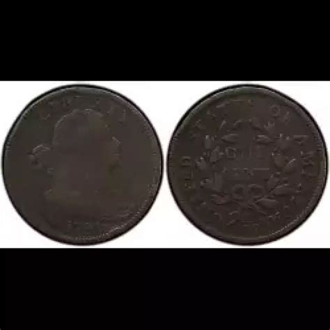 1796 Large Cents Draped Bust Pcgs G 6 Bn Reverse Of 1797 Sheldon 119