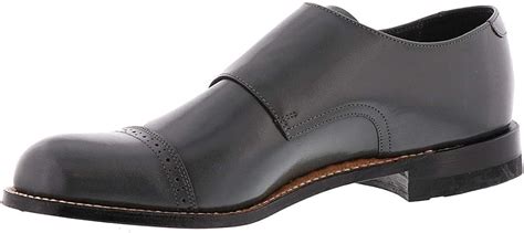 Amazon Stacy Adams Madison Cap Toe Double Monk Men S Slip On D