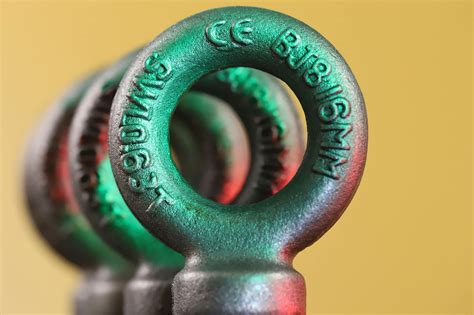 Forged round eye bolts in studio · Free Stock Photo