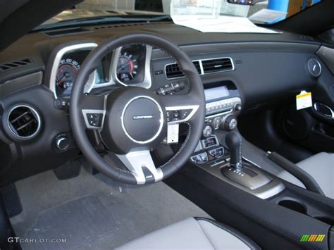 Gray Interior 2011 Chevrolet Camaro Ss Convertible Photo 58053968