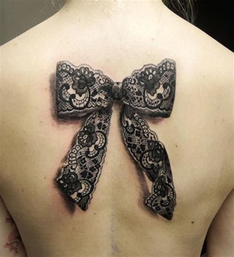 45 Lace Tattoos For Women Cuded Lace Bow Tattoos Lace Tattoo