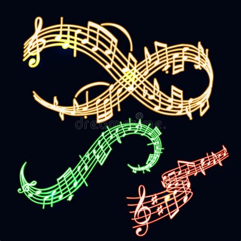 Notes Music Melody Colorfull Musician Symbols Sound Melody Text