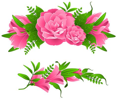 Download Flowers Borders Free Png Image Hq Png Image Freepngimg