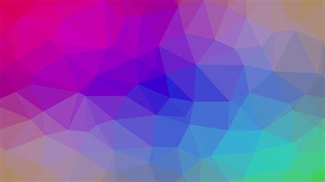 Colorful polygonal connection design with, low poly vector illustration - Download Free Vectors ...