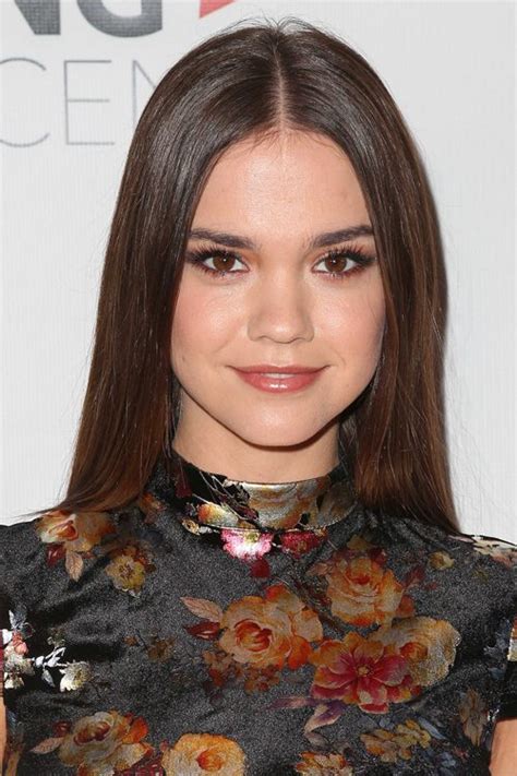 Maia Mitchell Straight Medium Brown Flat Ironed Hairstyle Steal Her Style